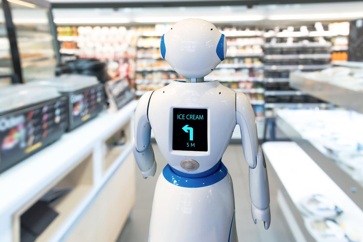 Retail robot cheap