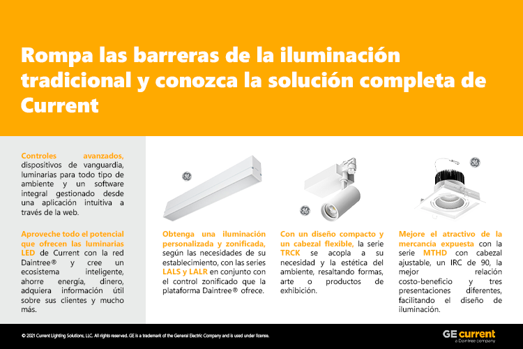 Rompa las barreras de la iluminación tradicional y conozca la solución completa de Current